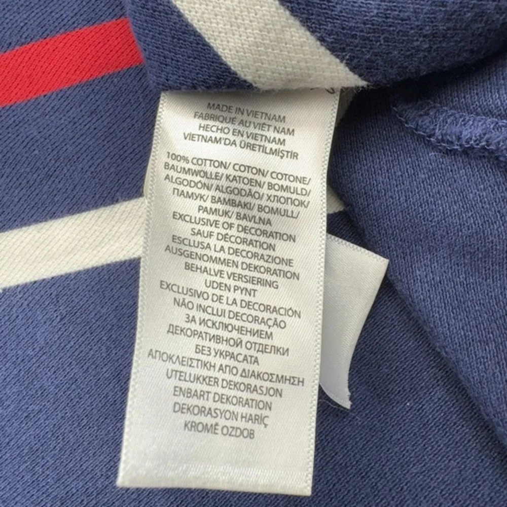 Polo Ralph Lauren Shirt Men XXL Slim Fit France Soccer Le Bleus Foot Rugby Patch